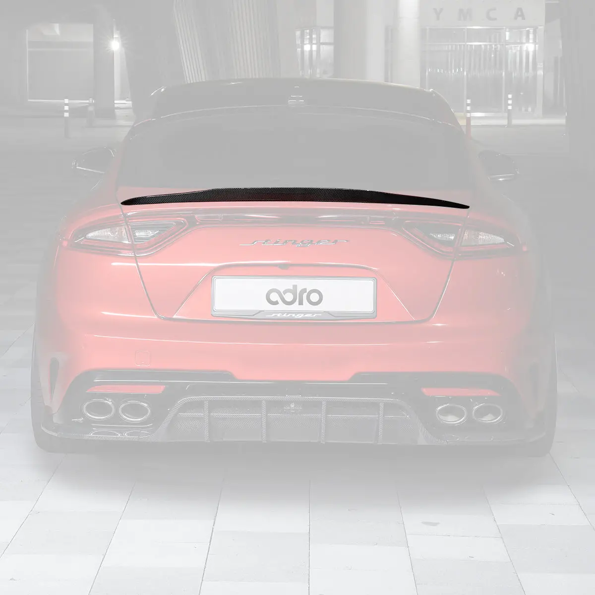 Kia Stinger Trunk Spoiler V2 1