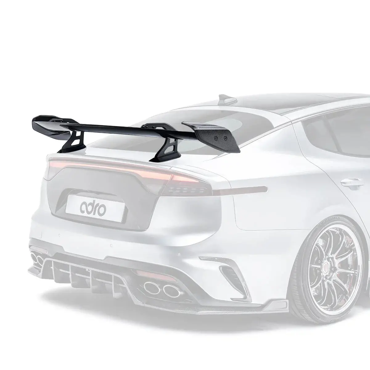 Kia Stinger At-R2 Swan Neck Wing Curved 1