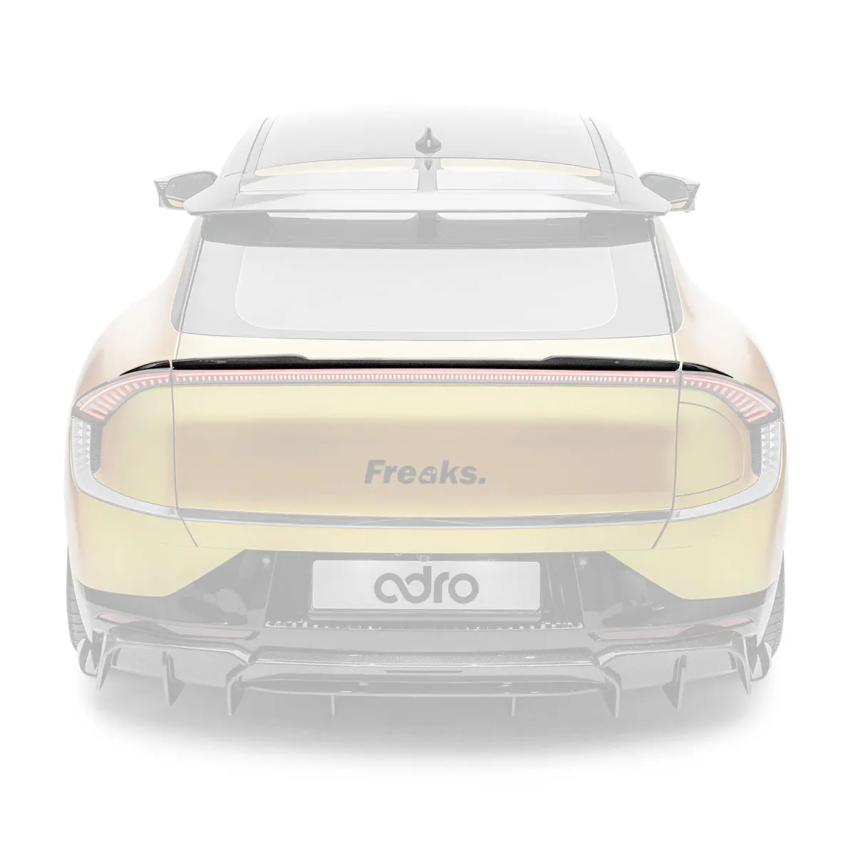 Kia Ev6 Carbon Fiber Rear Spoiler 1