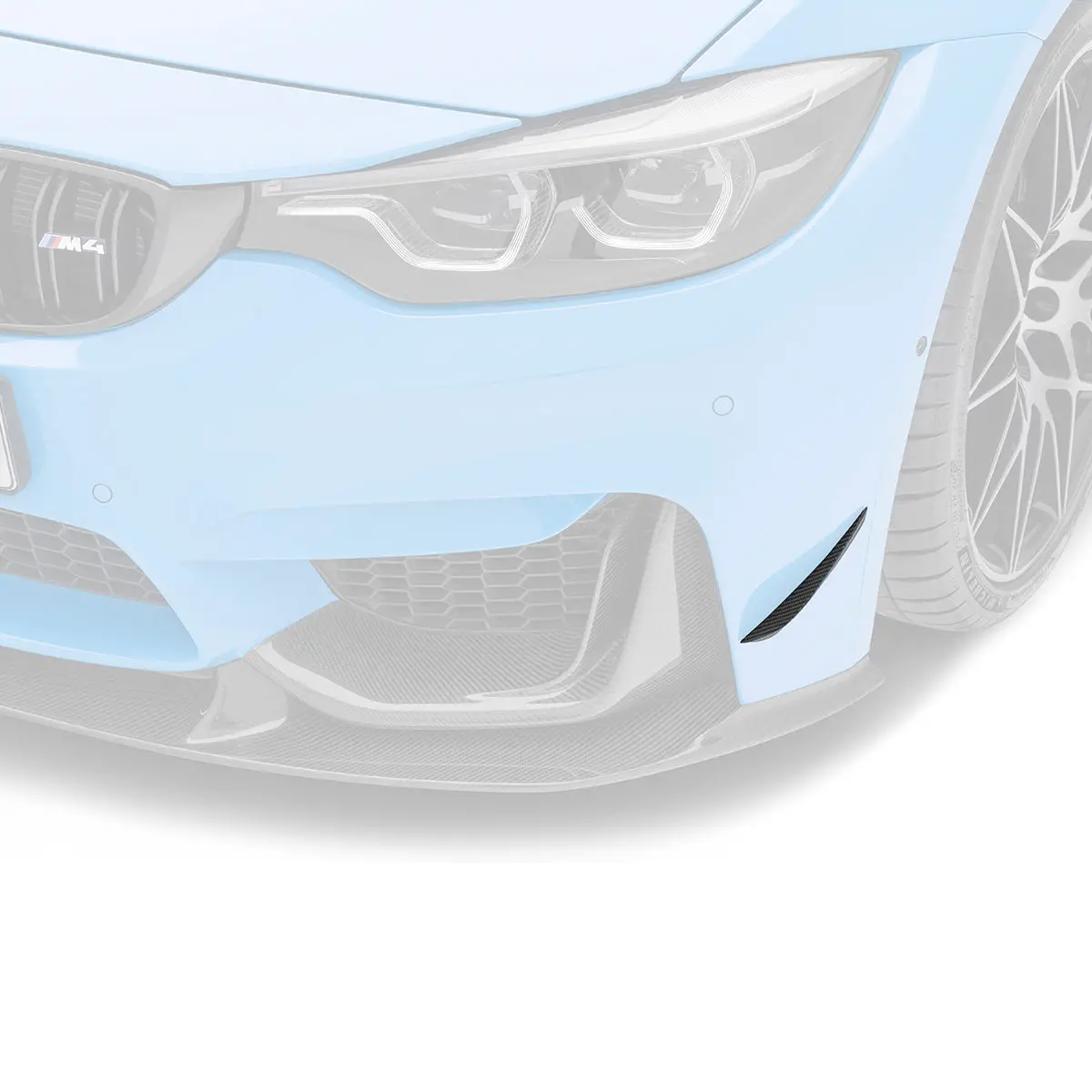 Bmw F8x M3/M4 Front Bumper Canard 1