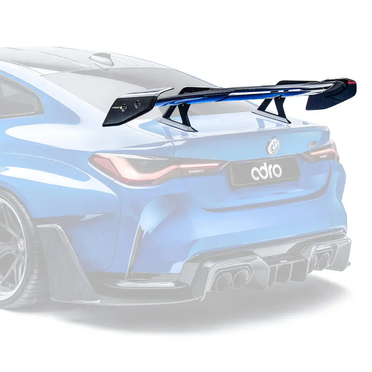 Bmw G80 M3 At-R3 Swan Neck Wing Curved 1