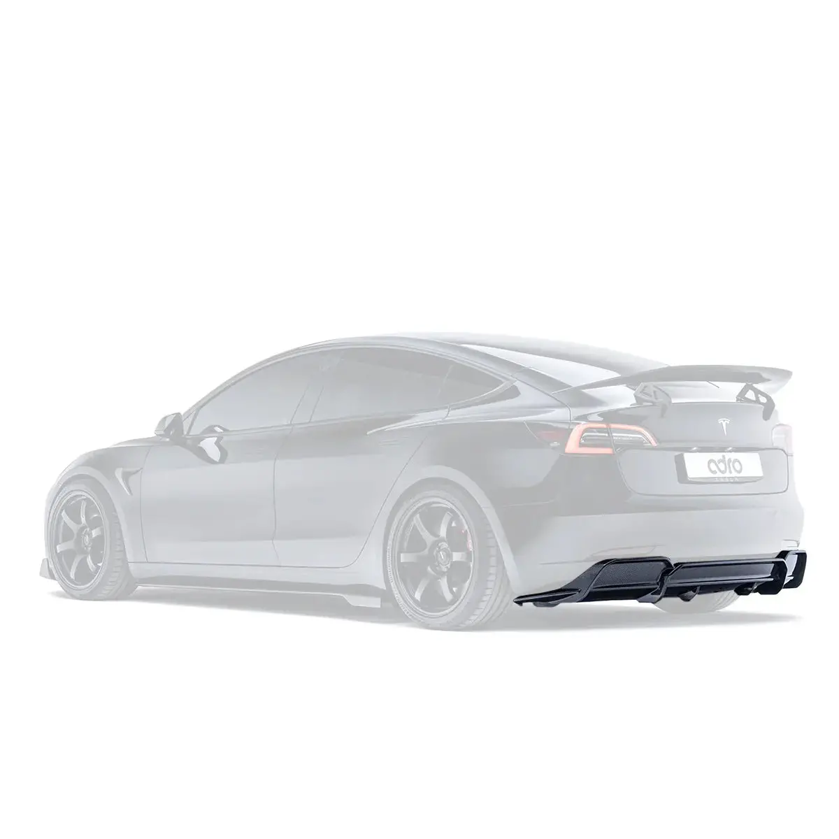 Tesla Model 3 Rear Diffuser V2 1