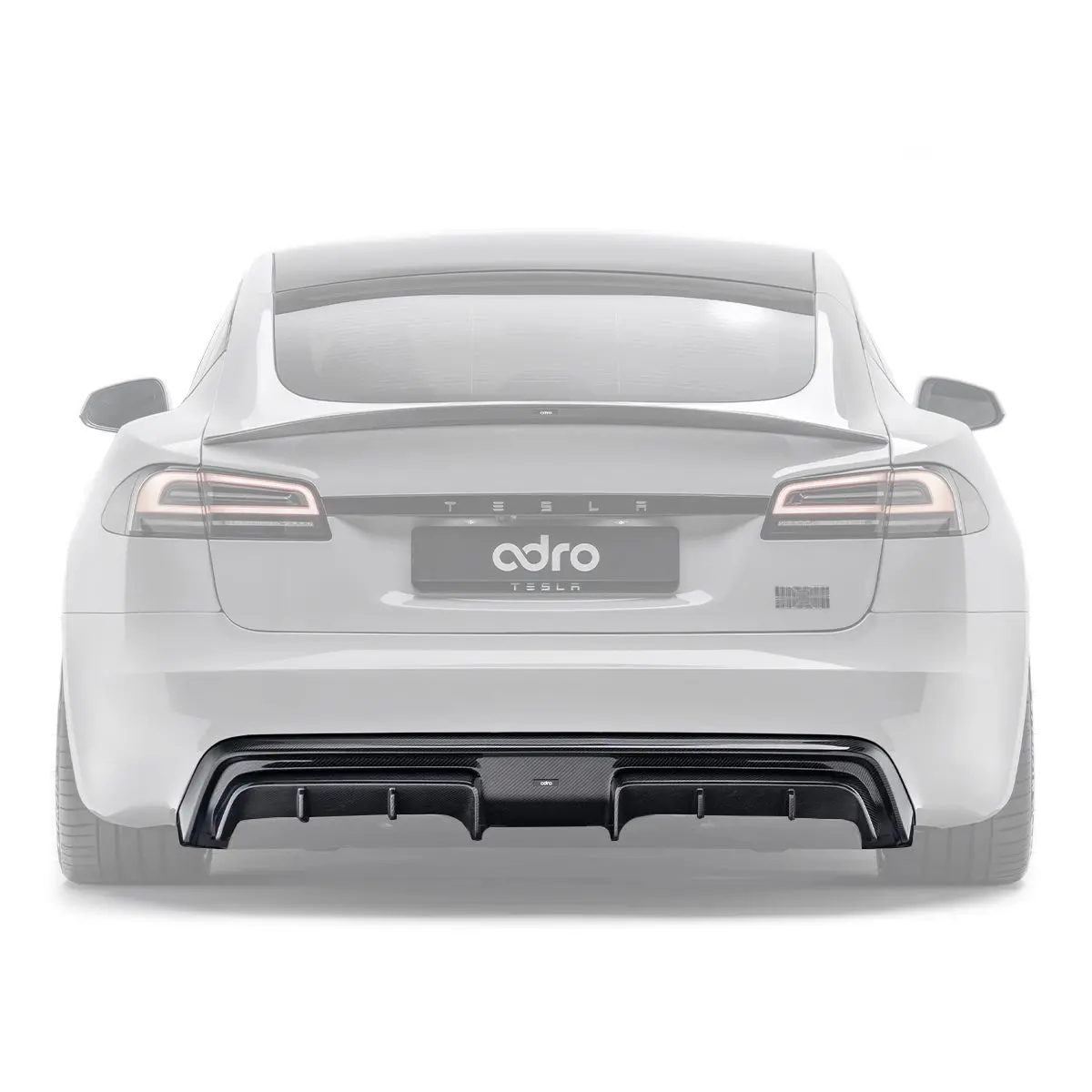 Tesla Model S Plaid Rear Diffuser 1
