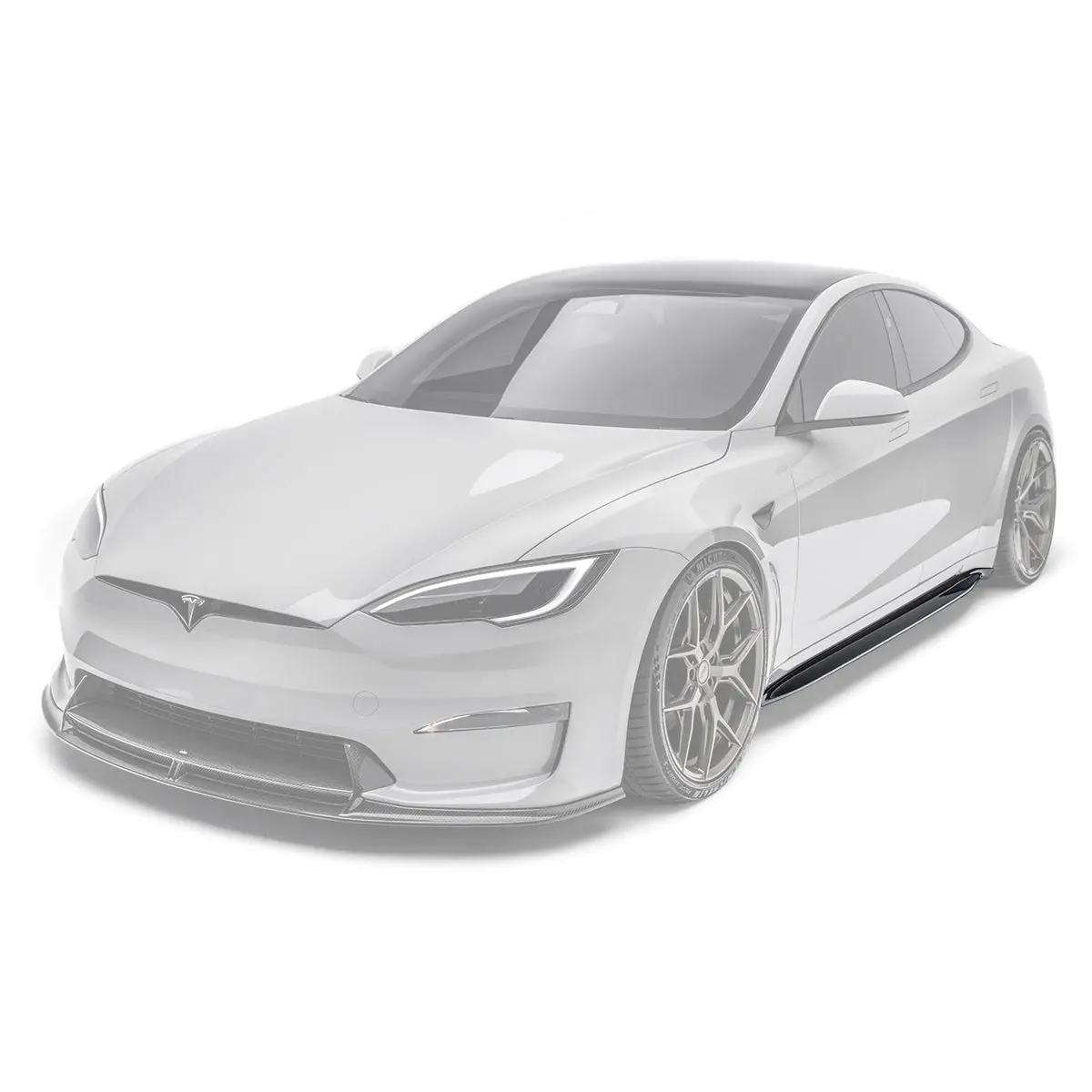 Tesla Model S Plaid Side Skirts 1