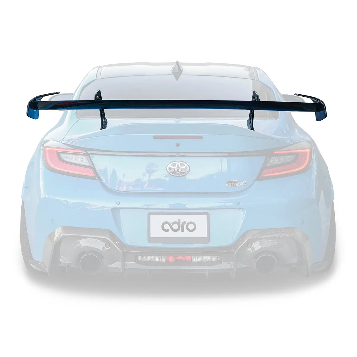 Toyota Gr86/Subaru Brz At-R1 Swan Neck Wing Curved 1