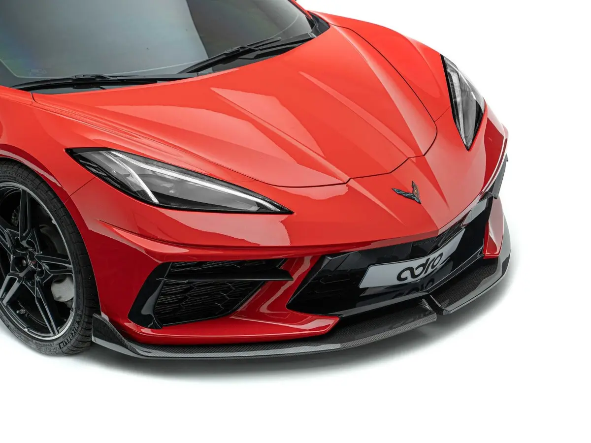 Adro Corvette C8 Prepreg Carbon Fiber Front Lip 1