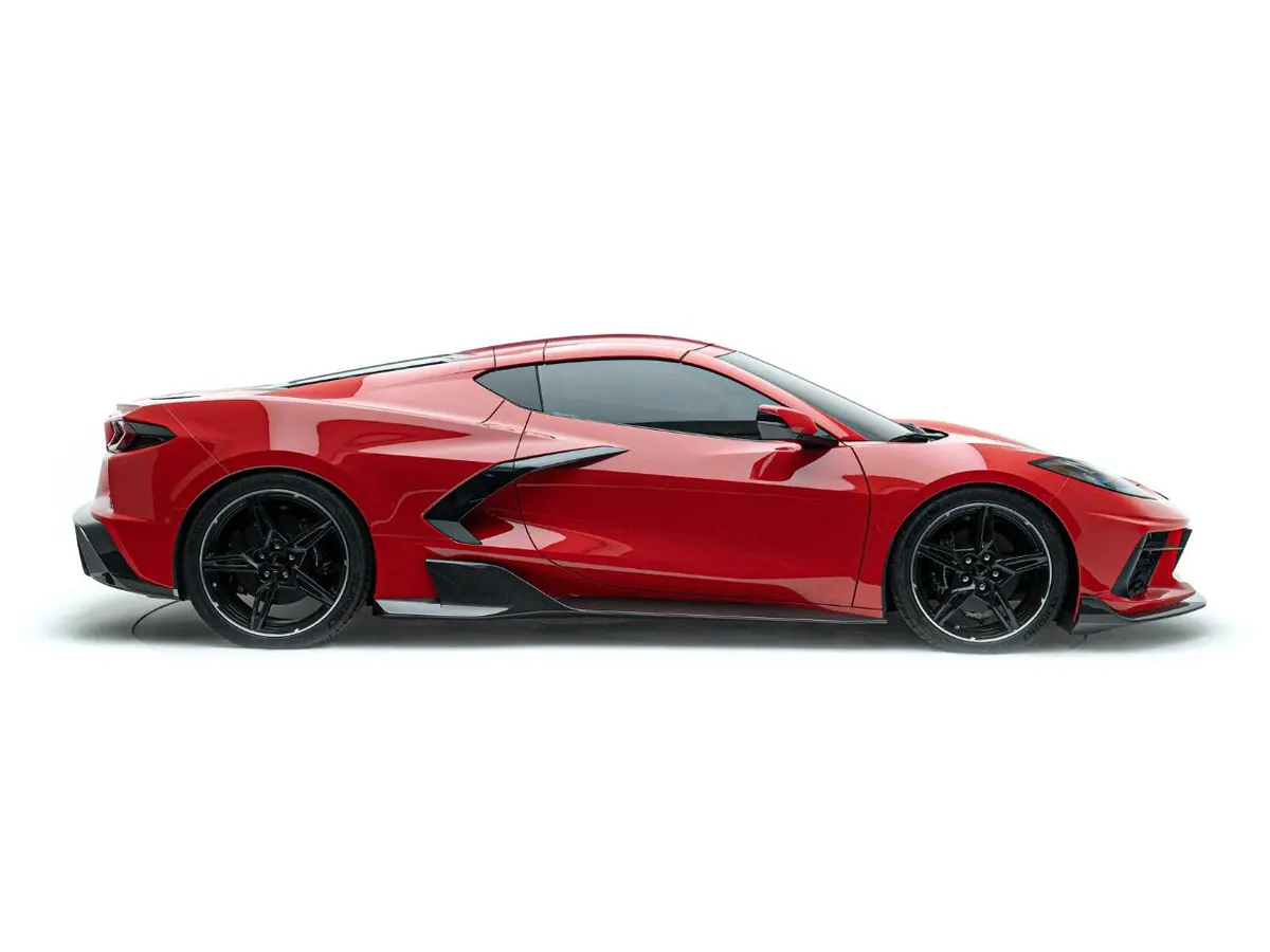 Adro Corvette C8 Prepreg Carbon Fiber Side Skirts 1
