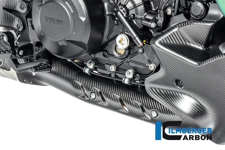 Exhaust Heat Shield At Collector Ducati Diavel Bentley Matte 1