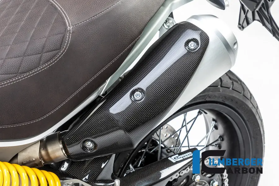 Exhaust Protection Left Gloss Ducati Scrambler 1100 From 2017 1