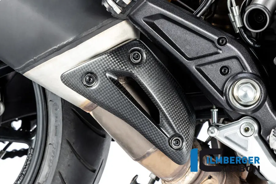 Exhaust Heat Shield Silencer Carbon For Ducati Hypermotard From 2013 1