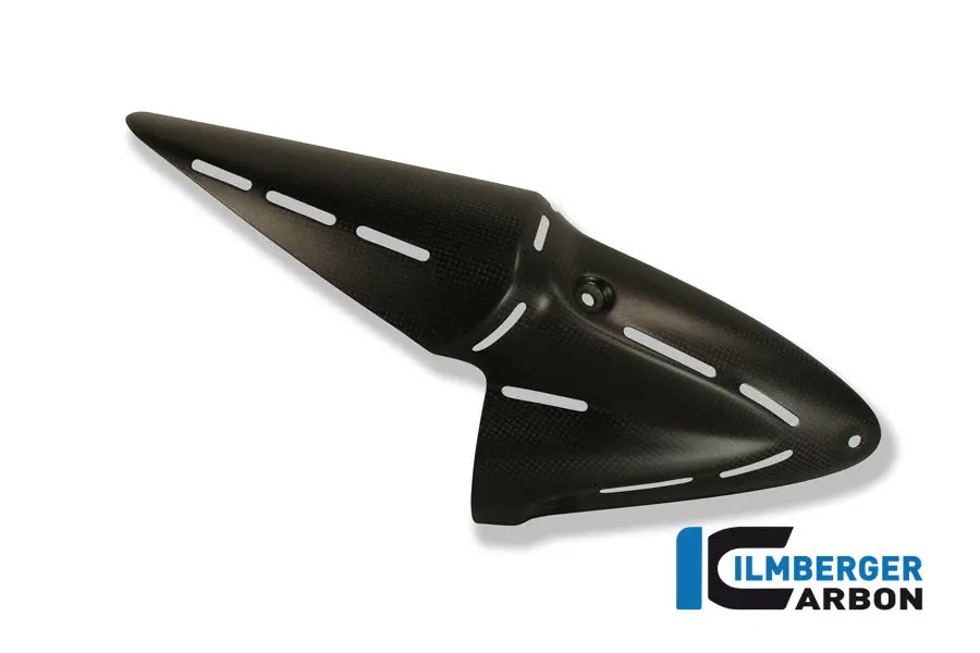 Exhaust Heat Shield On Silencer Carbon 1