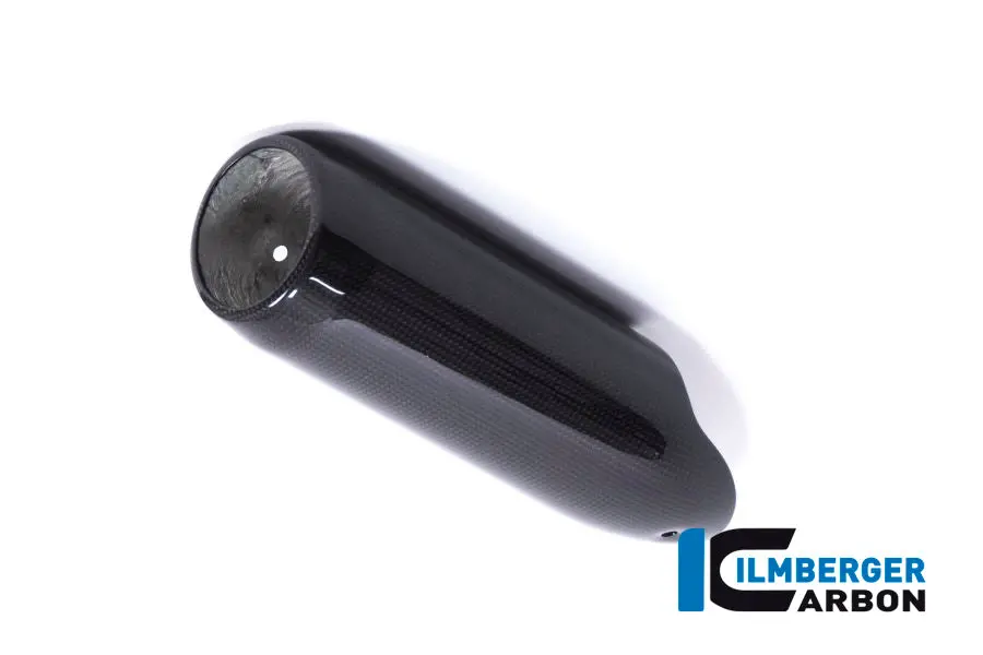 Lower Exhaust End Cap Gloss Carbon - Ducati Supersport 939 1