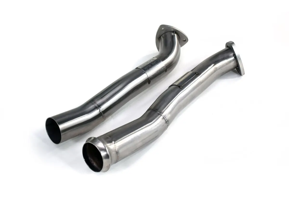 Aston Martin V8 Vantage Secondary Catalyst Delete Pipes 1