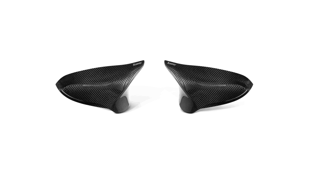 Akrapovic 2014+ Bmw M3/M4 (F80/F82) Carbon Fiber Mirror Cap Set - High Gloss 1