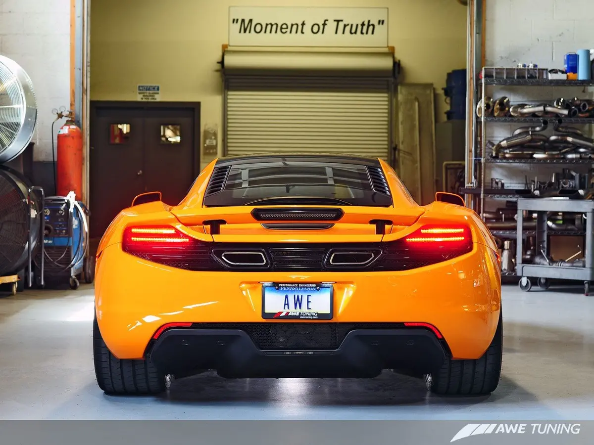 Awe Tuning Mclaren Mp4-12C Performance Exhaust - Machined Tips 2
