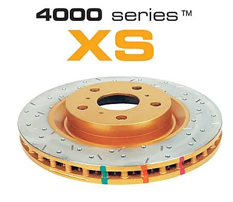 Dba 06+ Bmw 335D/335I E90/91/92 Front Drilled & Slotted 4000 Series Rotor 1