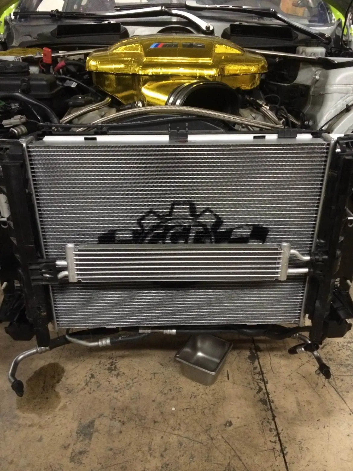 Csf 08-13 Bmw M3 (E9x) Triple Pass Radiator 1