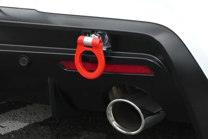 Cusco Folding Rear Tow Hook 2020+ Toyota Supra (A90) 3.0L Turbo - Red 1