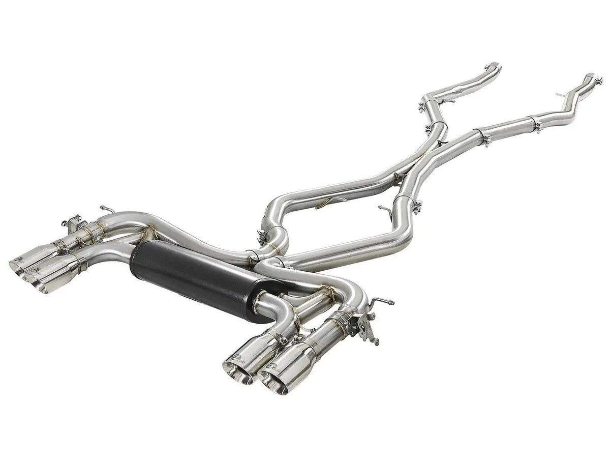 Afe Mach Force-Xp 3.5In 304 Ss Cat-Back W/Polished Tips 15-18 Bmw X5 M (F85) / X6 M (F86) V8-4.4L S63 1