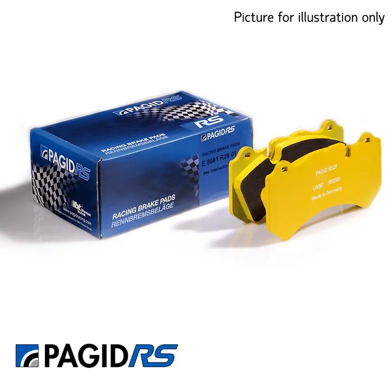 Pagid Rs 29 Yellow Rear Brake Pads Lamborghini Gallardo 04+ 1