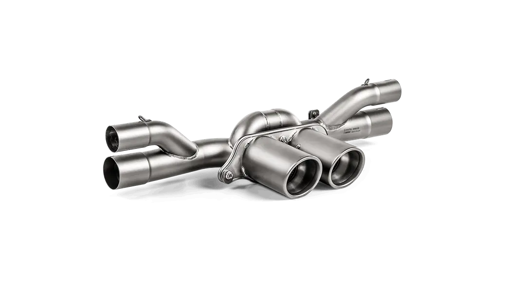 Akrapovic 2018 Porsche 911 Gt3 (991.2) Slip-On Race Line (Titanium) W/O Tail Pipe Set 1