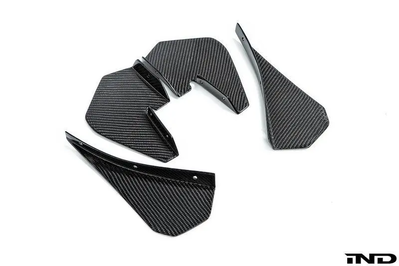 Rkp F8x M3 / M4 Gt4 Carbon Bumper Canard Set 2