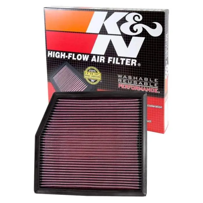 K&N 10-12 Bmw 135I L6 (E82) Replacement Air Filter 1