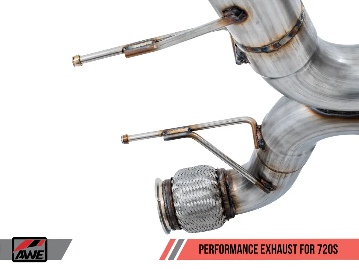 Awe Tuning Mclaren 720S Performance Exhaust - Oem Tips 1