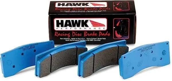 Hawk 09 Nissan Gt-R R35 Blue 9012 Race Front Brake Pads 1