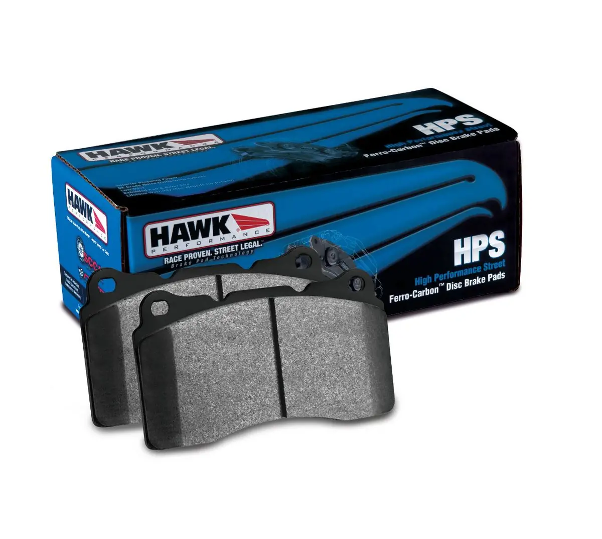 Hawk 01-06 Bmw E46 M3 Hps Street Front Brake Pads 1