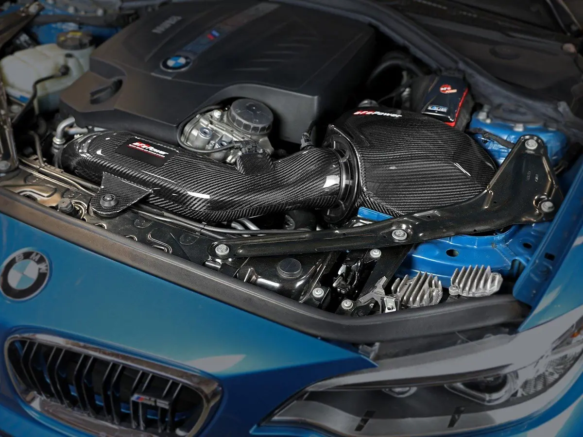 Afe Black Series Carbon Fiber Cais W/Pds Filter 16-18 Bmw M2 (F87) L6-3.0L 1