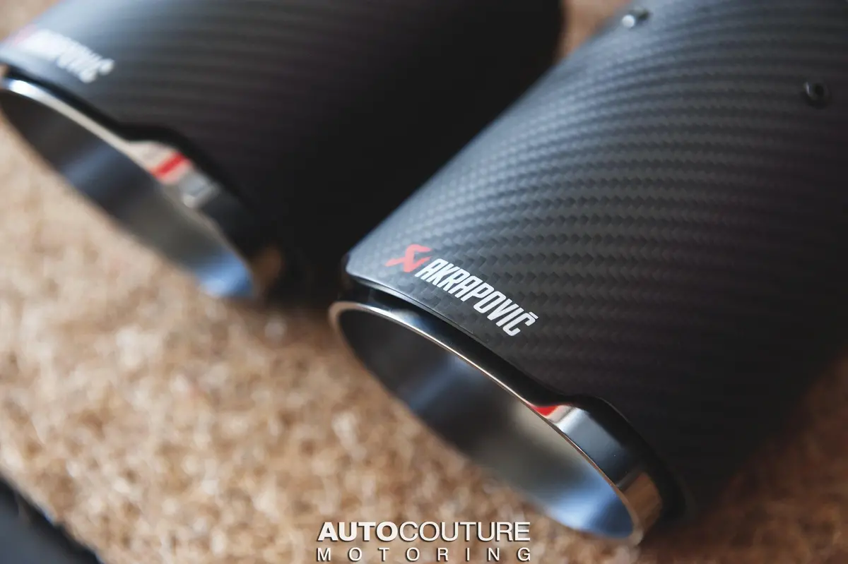 Akrapovic 14-17 Bmw M3/M4 (F80/F82) Tail Pipe Set (Carbon) 1