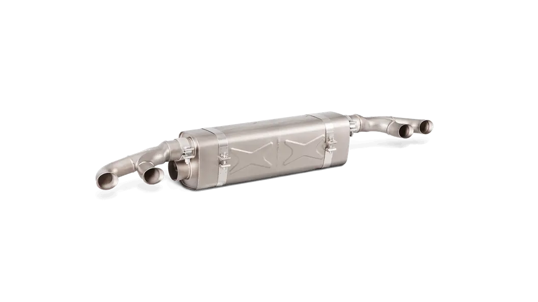 Akrapovic 16-17 Porsche 911 Turbo/Turbo S (991.2) Slip-On Line (Titanium) (Req. Tips/Diffuser) 1