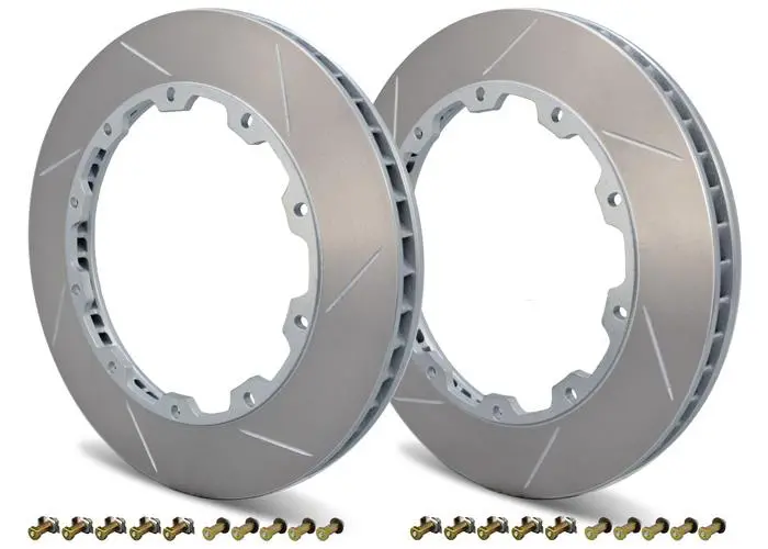 Girodisc 2Pc Rear Rotor Ring Replacements For Mclaren Mp4-12C (Includes A Pair Of Rings And Hardware) 1
