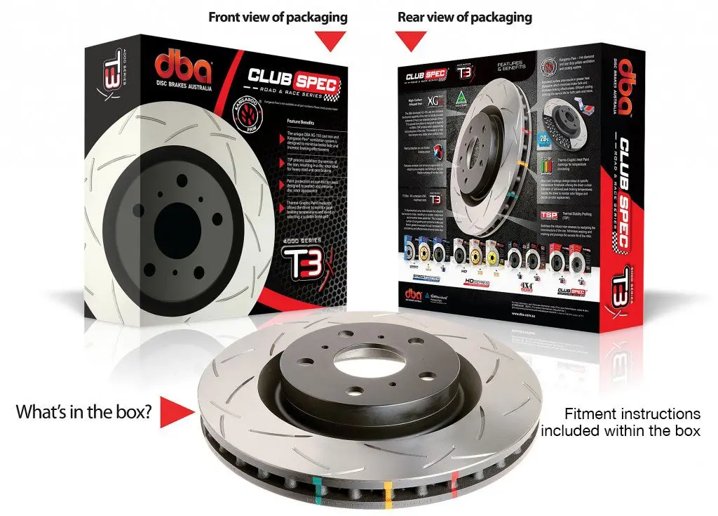 Dba 06+ Bmw 335D/335I E90/91/92 Rear Slotted 4000 Series Rotor 1