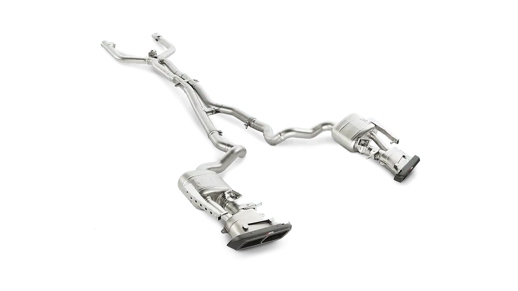 Akrapovic 15-17 Amg C63 Estate Evolution Line Cat Back (Titanium) W/ Carbon Tips (Req. Link Pipe) 1