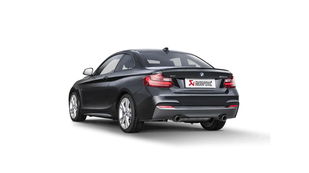 Akrapovic 16-17 Bmw M240i (F22 F23) Evolution Line Cat Back (Ss) W/ Carbon Tips (Req. Link Pipe) 1