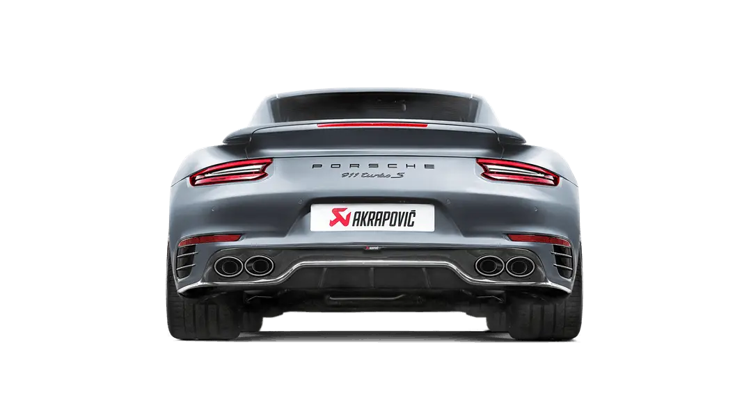 Akrapovic 16-17 Porsche 911 Turbo/Turbo S (991.2) Rear Carbon Fiber Diffuser - High Gloss 1