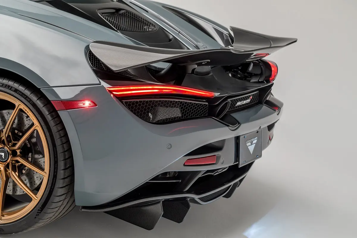 Vorsteiner Mclaren 720S Silverstone Rear Diffuser Carbon Fiber Pp 2X2 Glossy 1