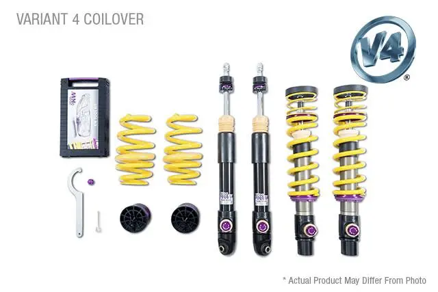 Kw Coilover Kit V4 (3 Bolt Style Top Mounts) Bmw M3 & M4 F8x With Edc 2