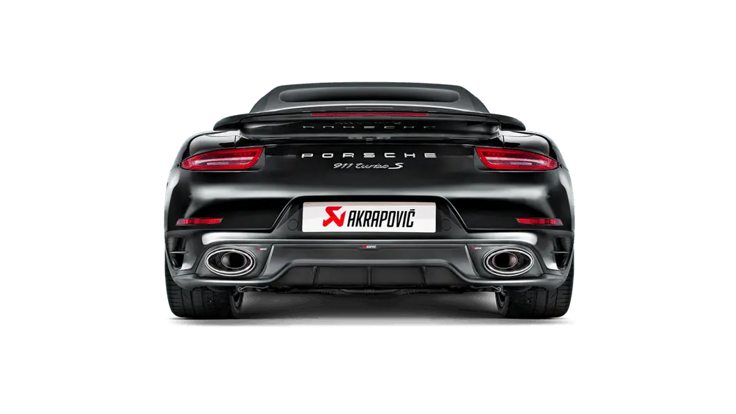 Akrapovic 14-15 Porsche 911 Turbo/Turbo S (991) Rear Carbon Fiber Diffuser - Matte 2