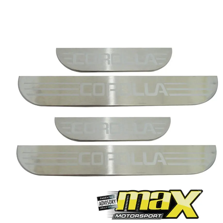 Aluminium Step Sills With Corolla Logo 1