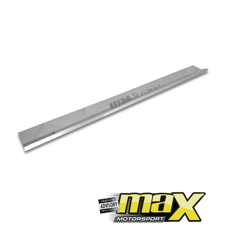 Aluminium Step Sills With M Power Logo 1