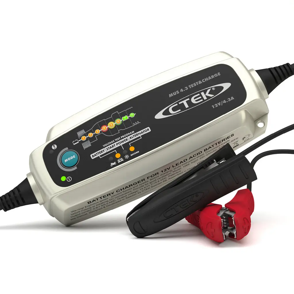 Ctek Battery Charger - Mus 4.3 Test & Charge - 12V 1