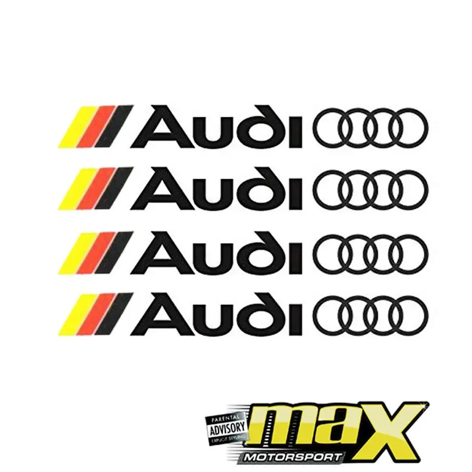 Audi 4-Piece Sticker Kit 1