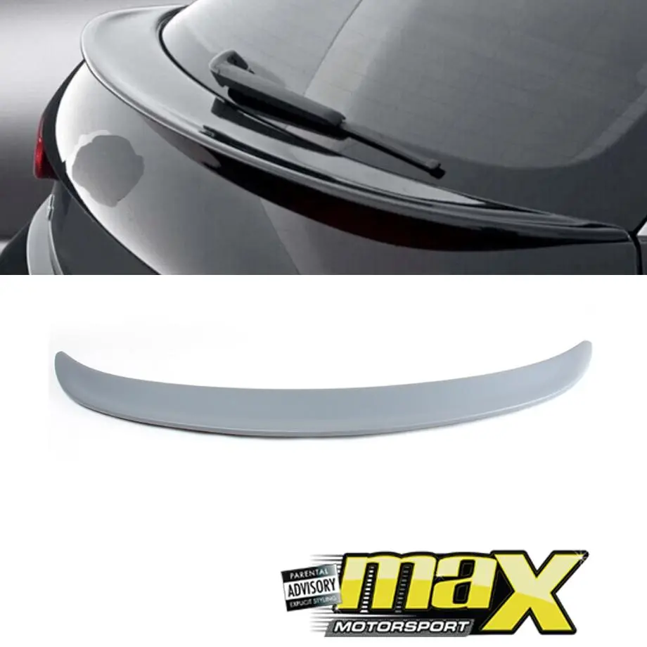 Audi A1 Unpainted Plastic Mid Boot Spoiler 1