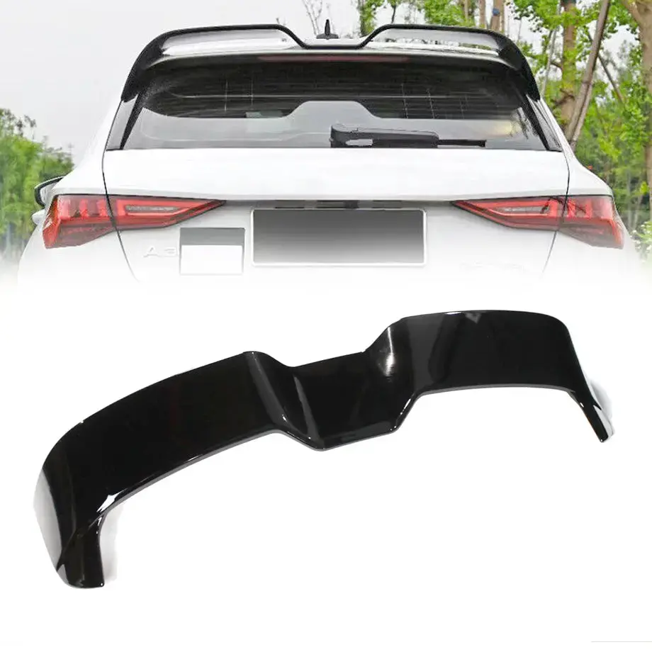 Audi A3 8Y (21-On) Gloss Black Oettinger Style Roof Spoiler 1