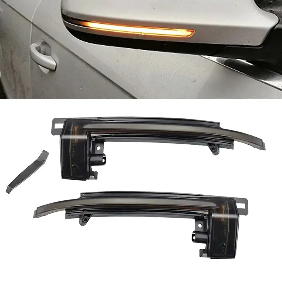 Audi A3 8P Side Mirror Smoked Led Sequential Indicator Light (07-09) 1