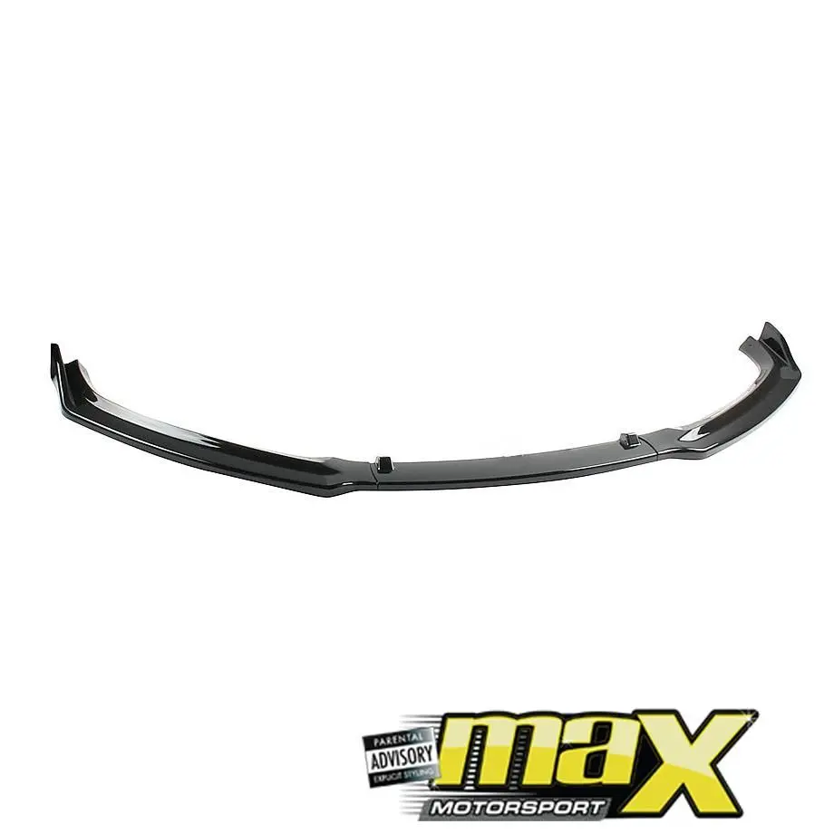 Audi A3/S3 (2017-On) Gloss Black 3-Piece Front Spoiler 1