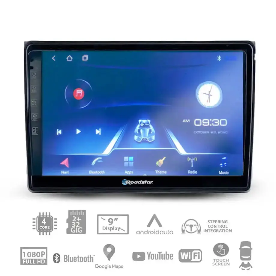 Audi A3 (02-08) - 9 Inch Roadstar Android Entertainment & Gps System 1